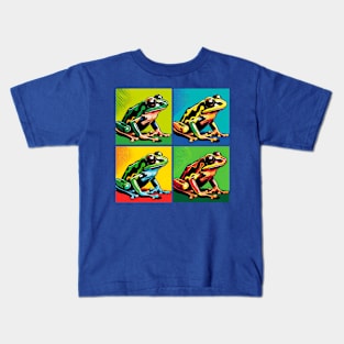 Arrow Frog Pop Art - Cool Frog Kids T-Shirt